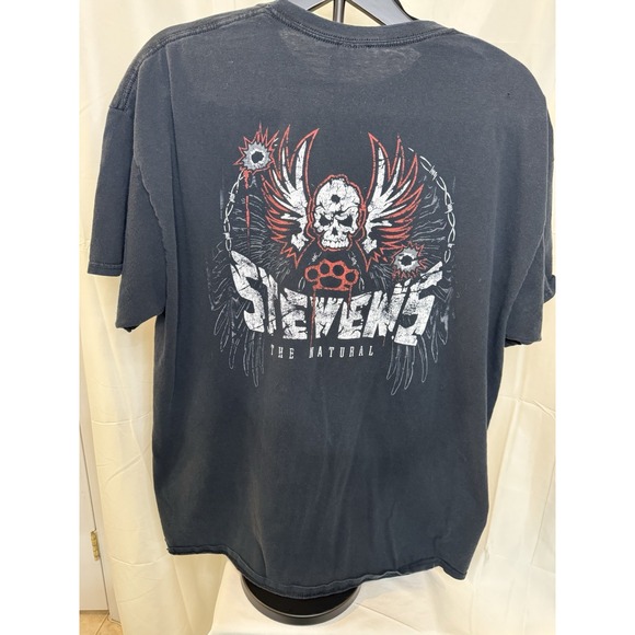 Gildan Other - Vintage "The Natural" Chase Stevens Winged Skull T-Shirt - MMA Pro Wrestling Tee